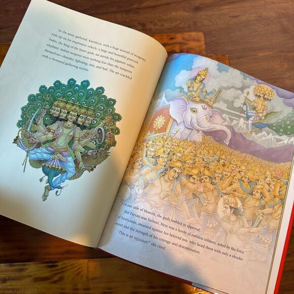 Vintage 2003 How Ganesha Got His Elephant Head Indian Stories For Children Book - Picture 7 of 10
